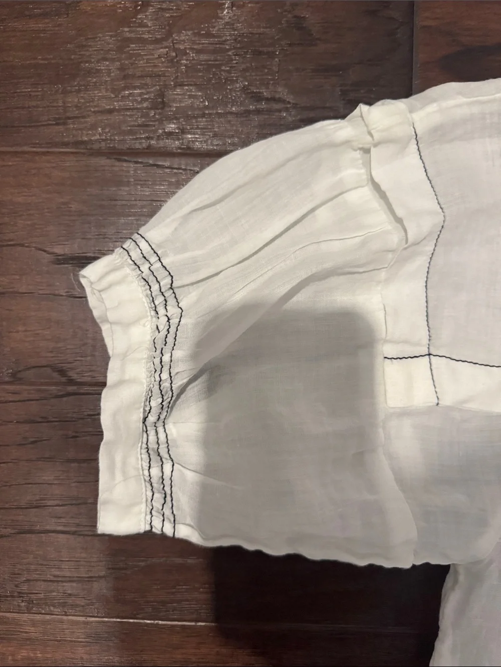 Anthropologie lightweight white